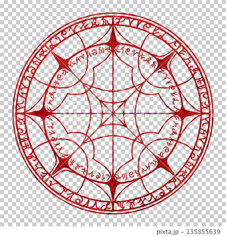 魔法陣(紅色) 魔法陣(紅色) 135855639