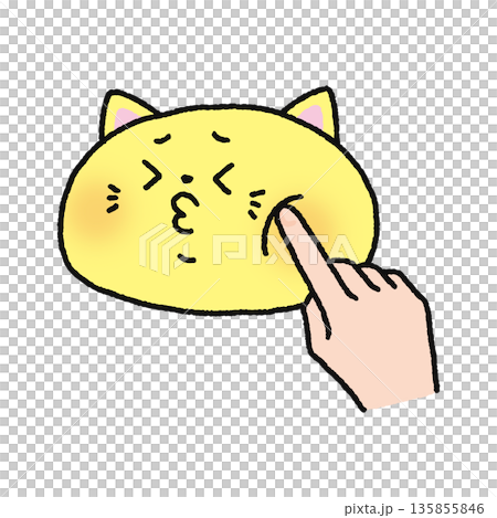 ほっぺぷにぷにクイーズで癒される・ネコ 135855846