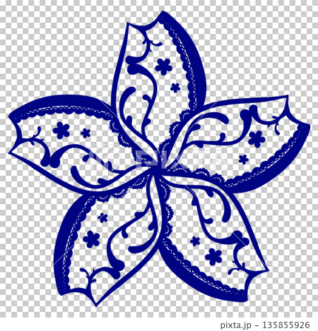 Blue cherry blossom lace Blue cherry blossom lace 135855926