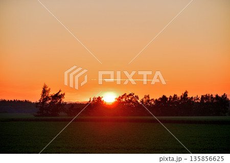 清里春の夕暮れ 清里春の夕暮れ 135856625