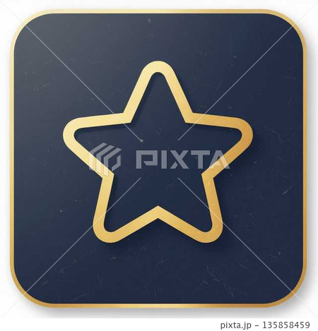 星マークが描かれたマーク 135858459