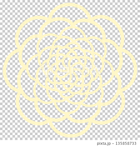 Light yellow flower with many petals Light yellow flower with many petals 135858733