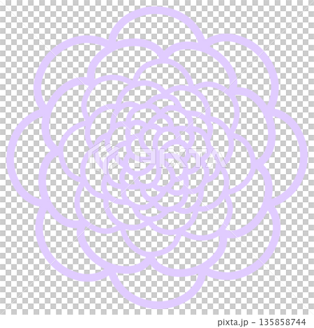 Light purple flower with many petals Light purple flower with many petals 135858744