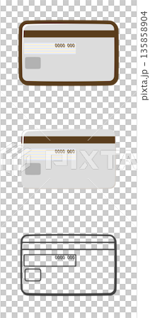 Credit card (back side) 135858904