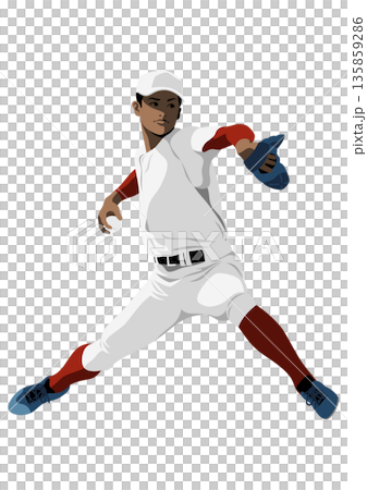 高校野球「ピッチャー」 135859286