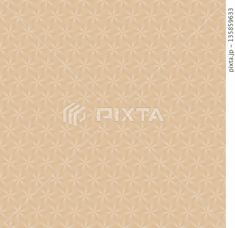 Abstract watercolor geometrical background, retro style seamless pattern in beige tones 135859633