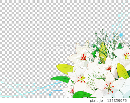 節慶白色花束相框 2/3 節慶白色花束相框 2/3 135859976