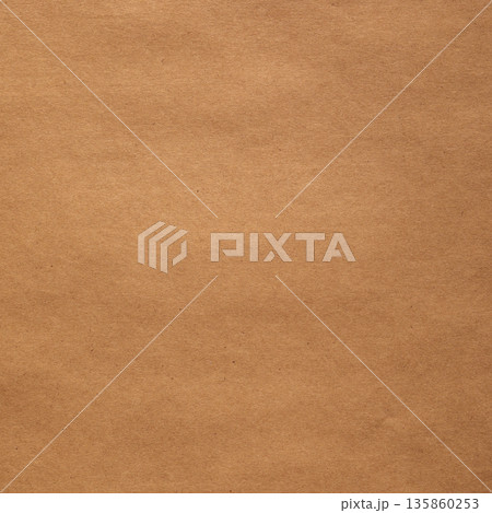 Square brown kraft paper with grans and fiber specks Square brown kraft paper with grans and fiber specks 135860253