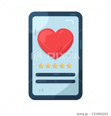 Illustration of Online review Illustration of Online review 135860265