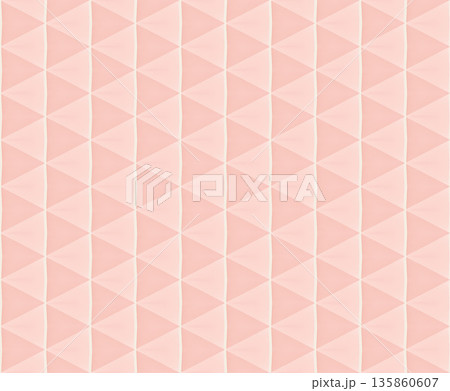 Abstract watercolor geometrical background, retro style seamless pattern in beige and pink tones Abstract watercolor geometrical background, retro style seamless pattern in beige and pink tones 135860607