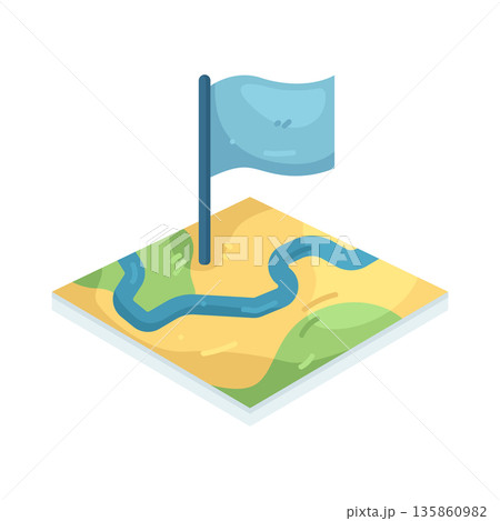 Illustration of flag 135860982