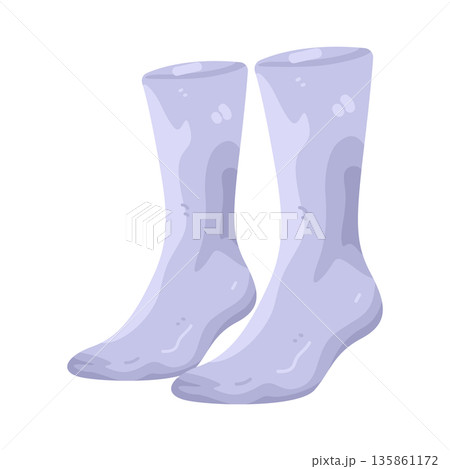 Illustration of socks Illustration of socks 135861172