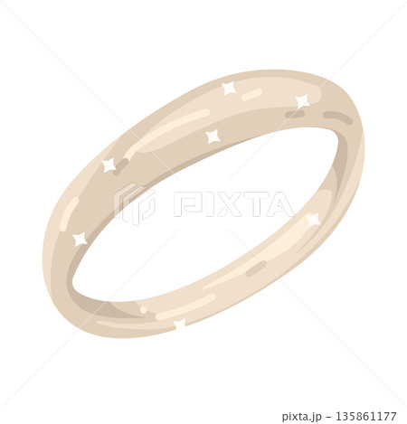 Illustration of gold ring Illustration of gold ring 135861177