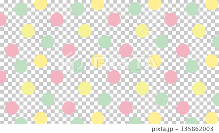 Hinamatsuri Hinaarare image polka dot seamless pattern 2 Hinamatsuri Hinaarare image polka dot seamless pattern 2 135862003
