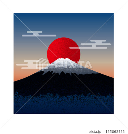 富士山 イラスト 富士山 イラスト 135862533