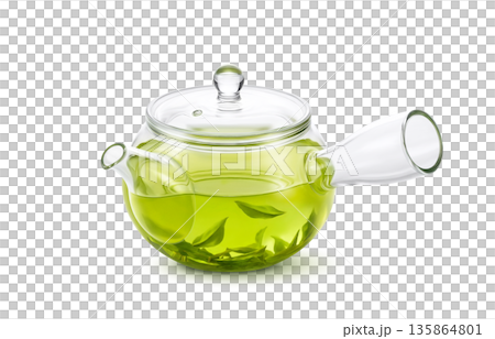 急須 お茶 イラスト リアル 急須 お茶 イラスト リアル 135864801