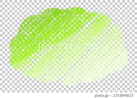 Yellow-green cloud-shaped pastel frame Yellow-green cloud-shaped pastel frame 135864815