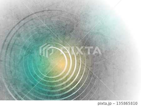 Bright grunge retro backdrop with spiral lines and stone texture 135865810