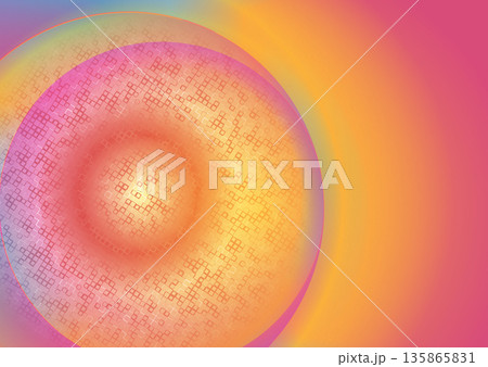 Minimal hi-tech geometric abstract background with small halftone squares Minimal hi-tech geometric abstract background with small halftone squares 135865831