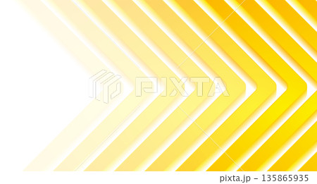Vivid yellow minimal arrows elements abstract geometric background Vivid yellow minimal arrows elements abstract geometric background 135865935