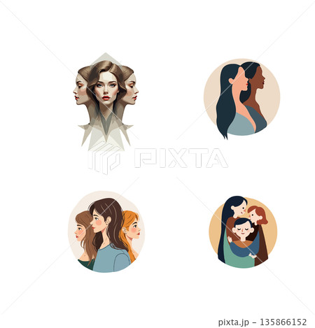 Collection of adorable cartoon icons featuring a turnip, blender, winter pond, and a man wearing a turban. Collection of adorable cartoon icons featuring a turnip, blender, winter pond, and a man wearing a turban. 135866152