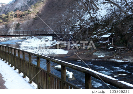 塩原渓谷 福渡不動吊橋 塩原渓谷 福渡不動吊橋 135866222