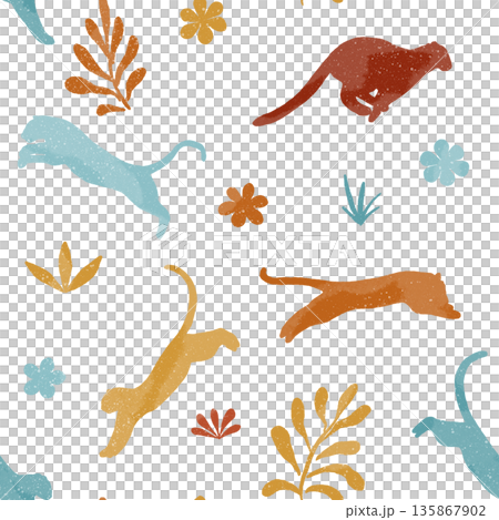 pattern, leopard, seamless 135867902