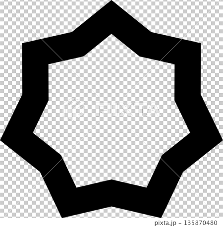 Star bold shape. Element geometric Star bold shape. Element geometric 135870480