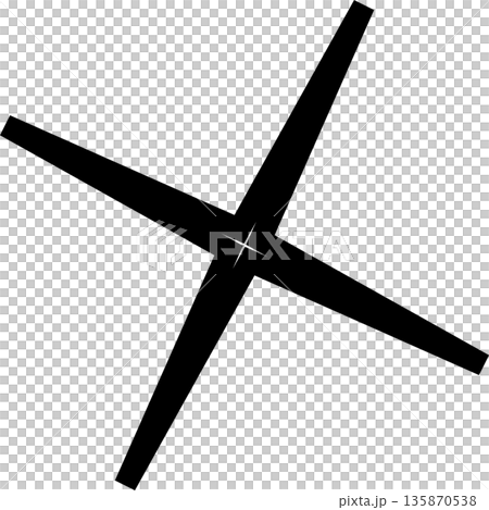 Star bold shape. Element geometric 135870538