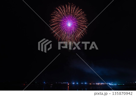 やつしろ花火大会「競技・10号玉」 135870942