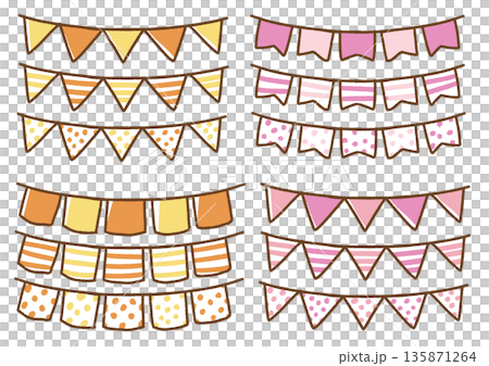 手繪派對花圈套裝 手繪派對花圈套裝 135871264