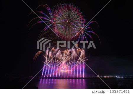 やつしろ花火大会「余興花火」 やつしろ花火大会「余興花火」 135871491