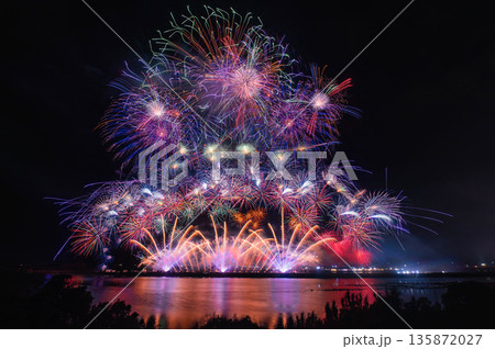 やつしろ花火大会「ミュージック花火」 135872027