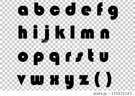 Letter 4 Alphabet Lowercase Black Letter 4 Alphabet Lowercase Black 135872183