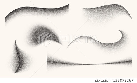 Abstract grain texture element, fluid grain effect 135872267