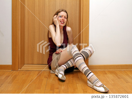 Sad woman 135872601