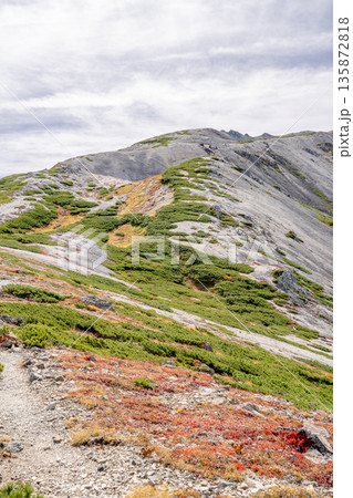 紅葉の三国境　北アルプス白馬岳～雪倉岳縦走登山 135872818