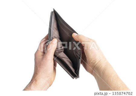an empty wallet an empty wallet 135874702