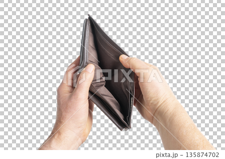 an empty wallet an empty wallet 135874702
