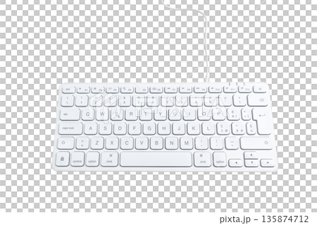 a white keyboard a white keyboard 135874712