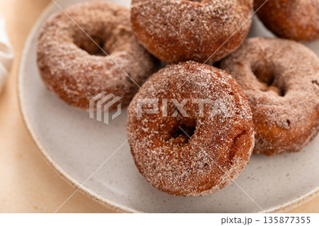 Apple cider or pumpkin spice donuts fall dessert idea Apple cider or pumpkin spice donuts fall dessert idea 135877355