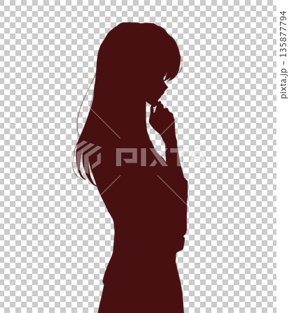 思維女性剪影 135877794