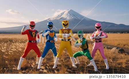 昭和の戦隊ヒーロー 135879410