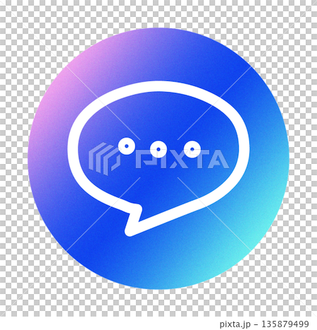 メール、お問い合わせ、連絡のアイコンイラスト メール、お問い合わせ、連絡のアイコンイラスト 135879499