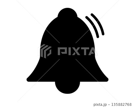 通知のマーク（ベルのアイコン） 135882768