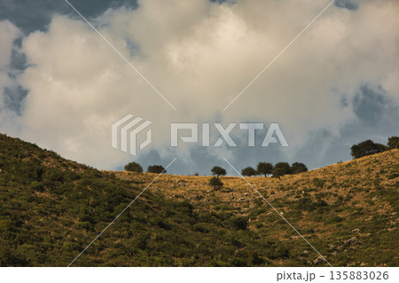 Mountain landscape near, vlore  albania  august 2025  135883026