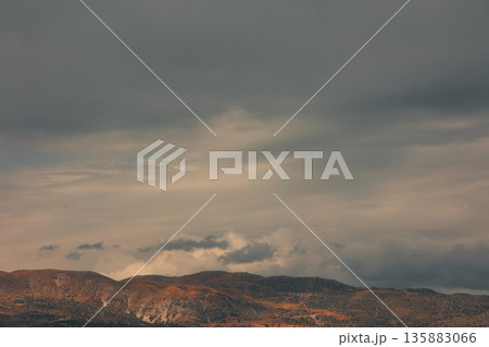 Mountain landscape near, vlore  albania  august 2025  135883066