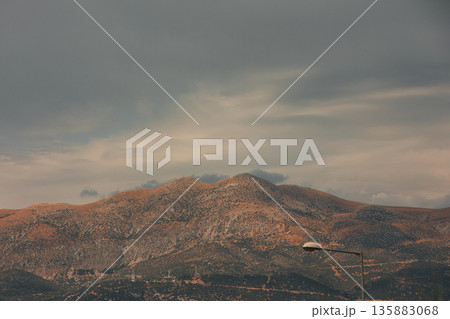 Mountain landscape near, vlore  albania  august 2025  135883068