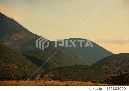 Mountain landscape near, vlore albania august 2025 Mountain landscape near, vlore albania august 2025 135883090