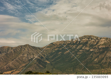 Mountain landscape near, vlore  albania  august 2025  135883093